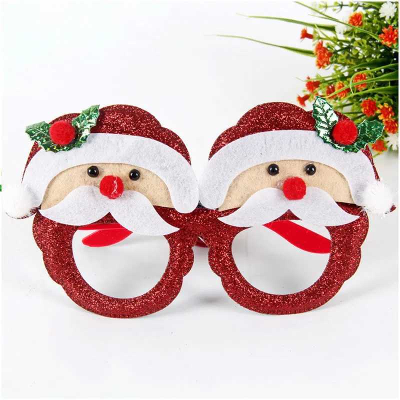 Sunglasses 9/ pairs/new Christmas decoration glasses adult and childrens Christmas gifts holiday supplies party creative eyeglass fr H241213