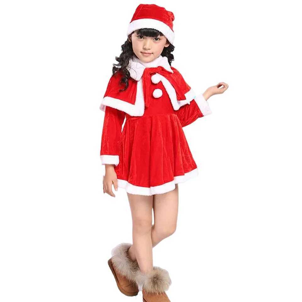 Childrens Santa Claus set Christmas clothing for boys and girls New Years childrens clothing set W241213