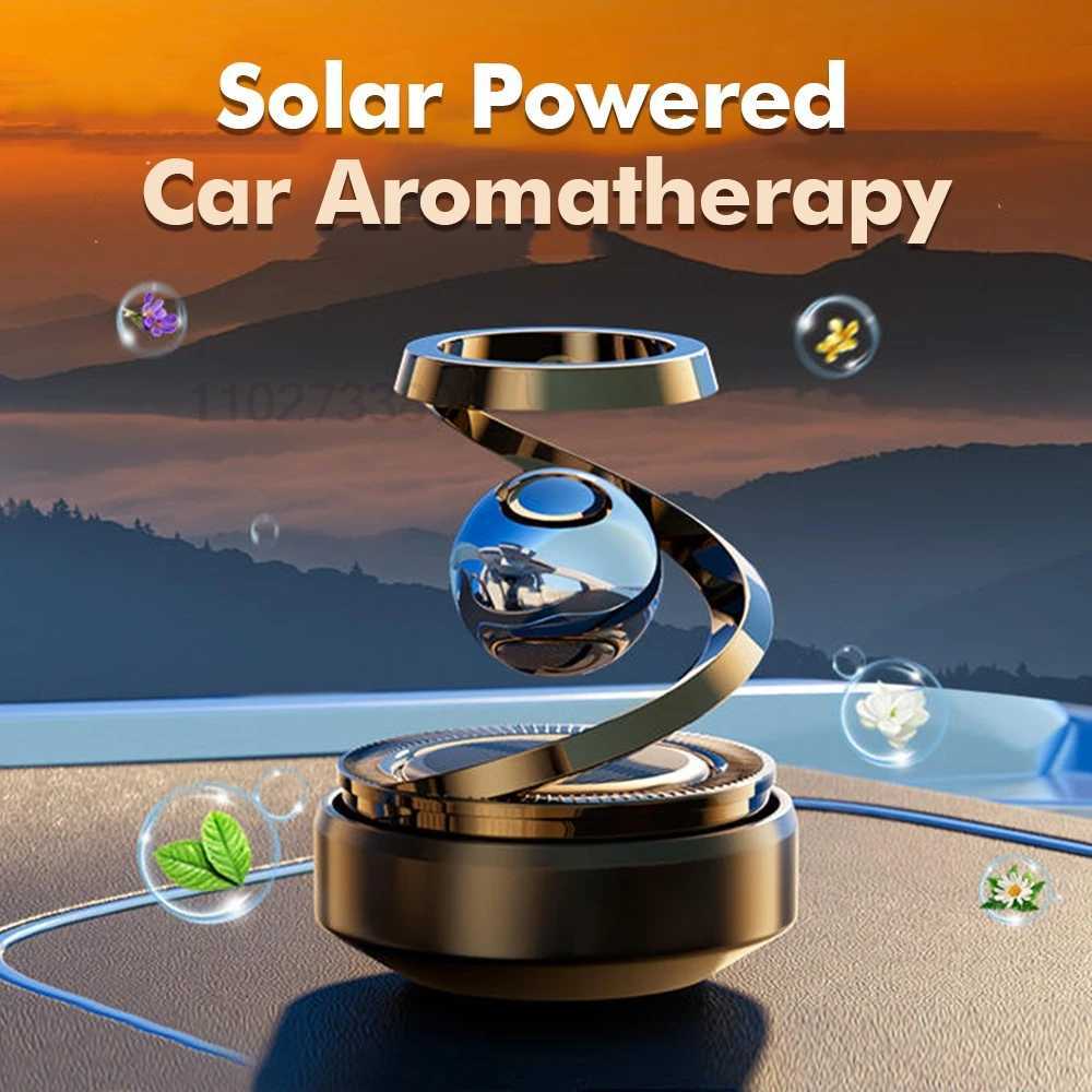 Solar Car Air ener Interstellar Levitation Rotating Auto Flavoring Car Perfume Deodorant Diffuser Interiors AccessoriesXJ241213