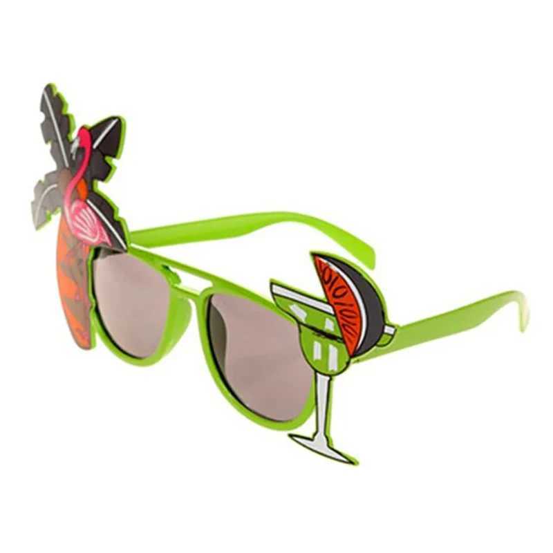 Sunglasses Pineapple Sunglasses Beach Party Novelty Flamingo Party Decorations Funny Glasses Wedding Birthday Gift Hawaiian Event Supplies H241213