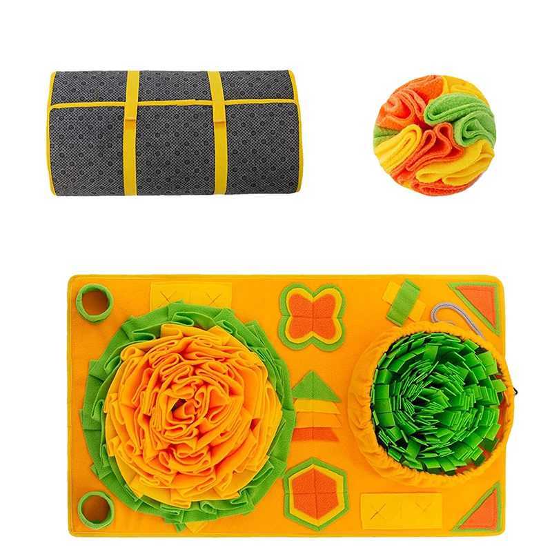 Pet dog snuff pad olfactory training olfactory pad dog puzzle toy slow feeding bowl food dispenser treatment pad washable dog toy X241213