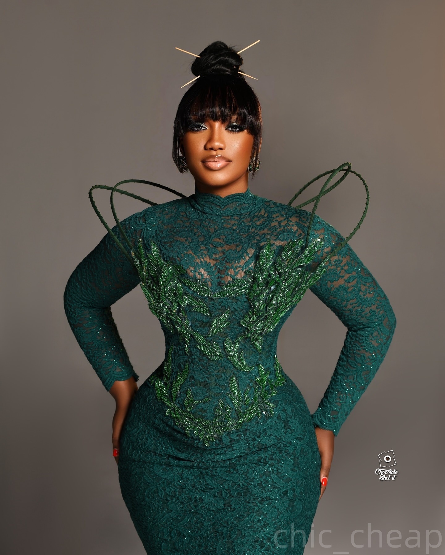 Dark Green Mermaid Prom Dresses 2025 Lace Beaded Floral Full Sleeves Evening Formal Party Second Birthday Engagement Gowns Plus Size Dress For Special