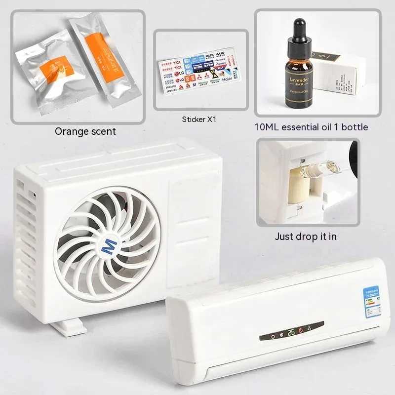 Solar Energy Air Purifier for Automobile Air Conditioning Model Decoration of Automobile Vents Perfume Diffuser DeodorizationXJ241213