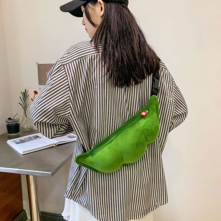 Women's niche design, wealth large capacity girls, crossbody shoulder bag, personalized beans, casual bag for women
