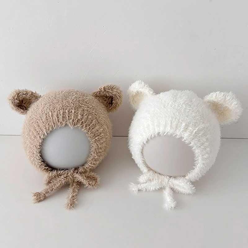 Baby Knitted Hat Comfortable Warm Bonnet Caps with Bear Ears Designing for Infant 6 Months to 3 Years OldXJ241213