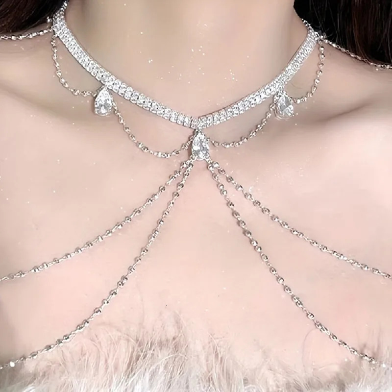 Light y dress accessories tassel shoulder chain fashionable and versatile body niche highend sense temperament a 241213