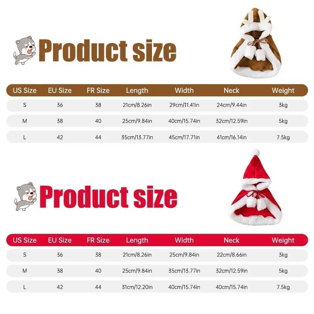 Scarves Wraps Funny Cat Christmas Costume Cosplay Props Pet Christmas Cape Dress Up Clothes Warm Red Scarf Cloak With Hat Pet Accessories H241213