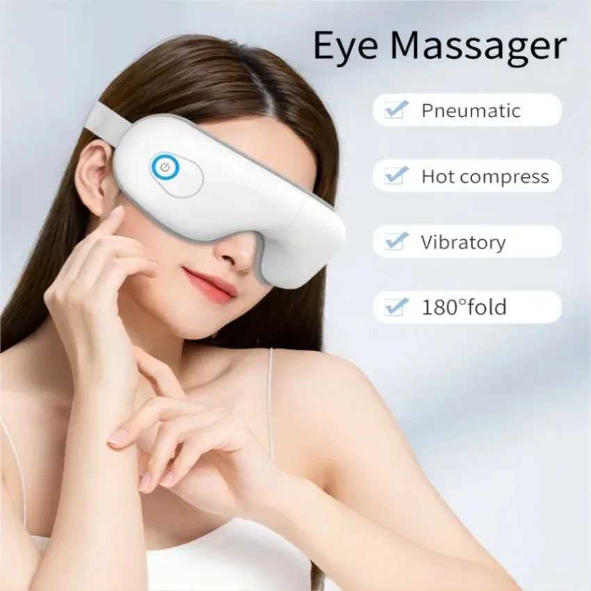 4D Intelligent Airbag Eye Massager Thermal Compression Vibration Eye Care Instrument Bluetooth Eye Massage Glasses Fatigue Bag and Wrinkles W241213