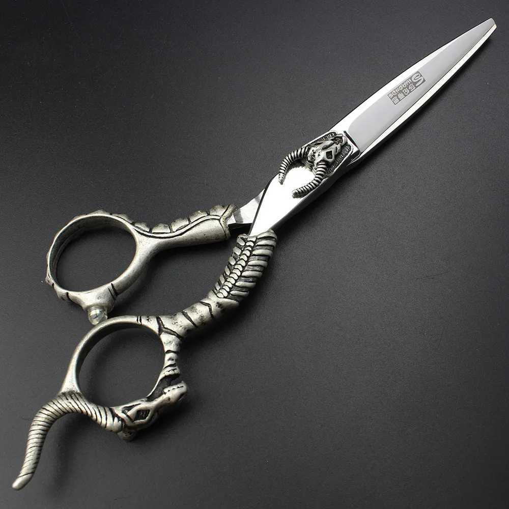 New Arrival SHARONDS limited Pharaoh professional hairdressing scissors 6 inch high-end hair salon professional barber scissors Z241213