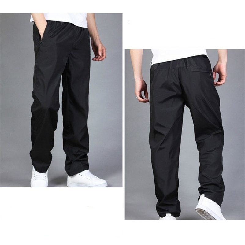 Mens Pants Sweatpant Quick Dry Breathable Spring Sports Trouser Elastic Waist Straight Wide Joggers Running Tracksuit Men y241203Z