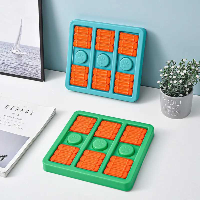 Factory sells dog slow food interactive training puzzle toys hidden food game boards dog smart toys to relieve boredom X241213
