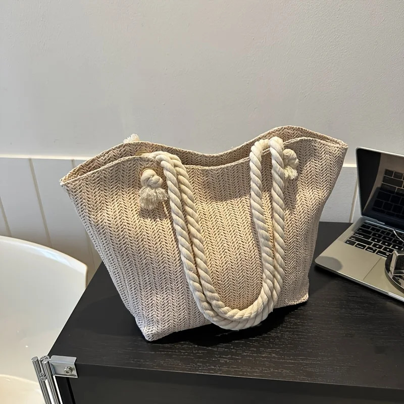 Large Capacity Beach Vacation Bag Pastoral Style Simple n Summer Handbag 28 reviews 49 All are from ve 241203