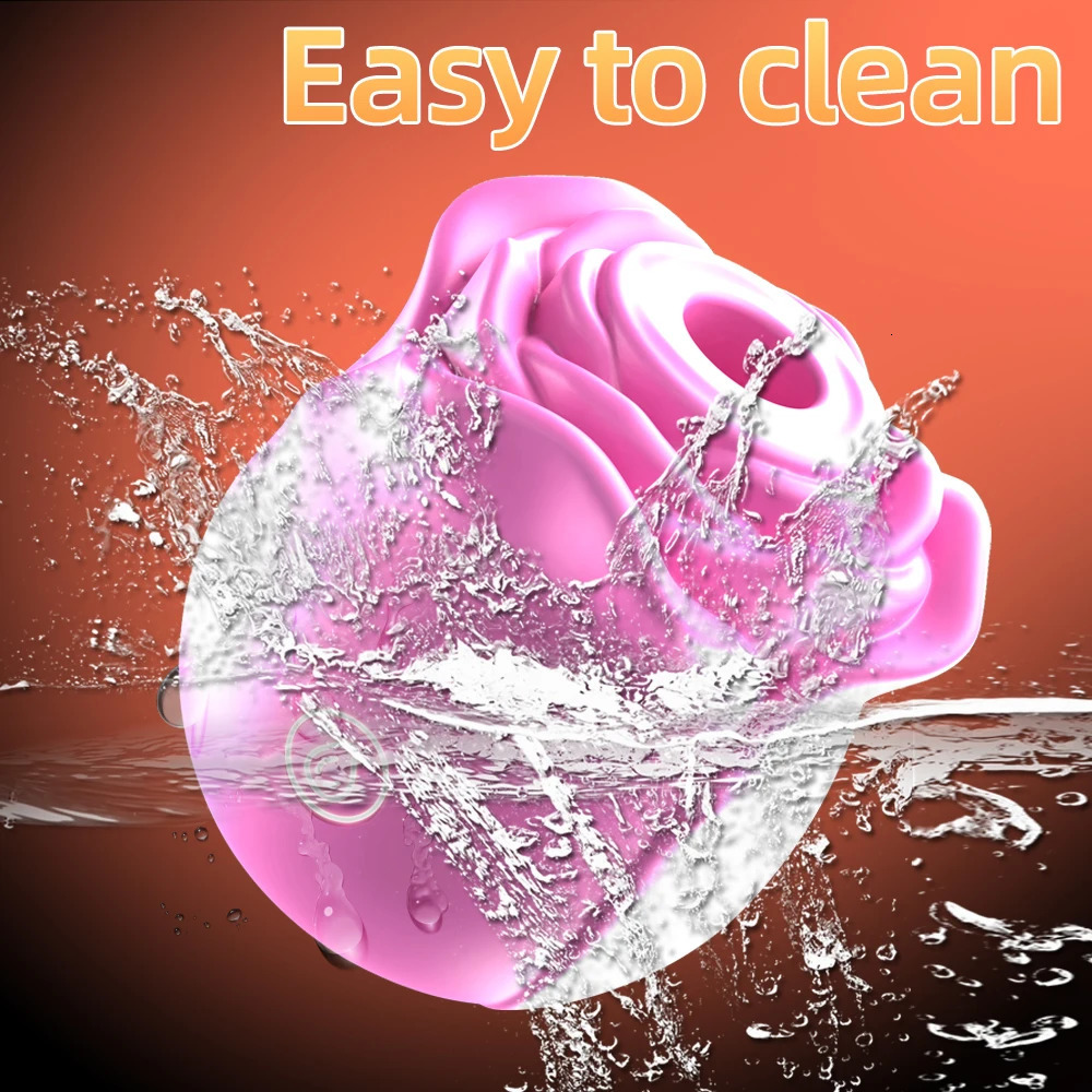 Powerful Gentle SuckingRose Vibrator Toy for Women Vacuum Stimulator Oral Nipple Clit Sucker Female Sex Goods Adult 241213