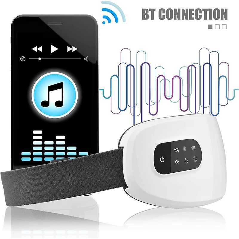 Eye Massager Heating Vibrator Massager Smart Vibration Eye Care Compress Bluetooth Music Eye Mask Massage Relax Fatigue Portable W241213