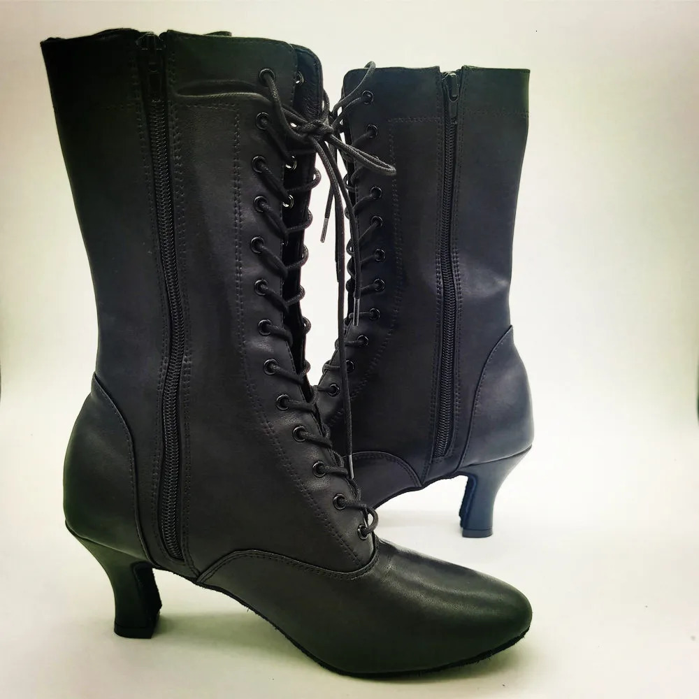 Womens OEM Latin dance shoes 7cm Cuban ballroom salsa Latin salsa club party ballroom dance shoes 241213