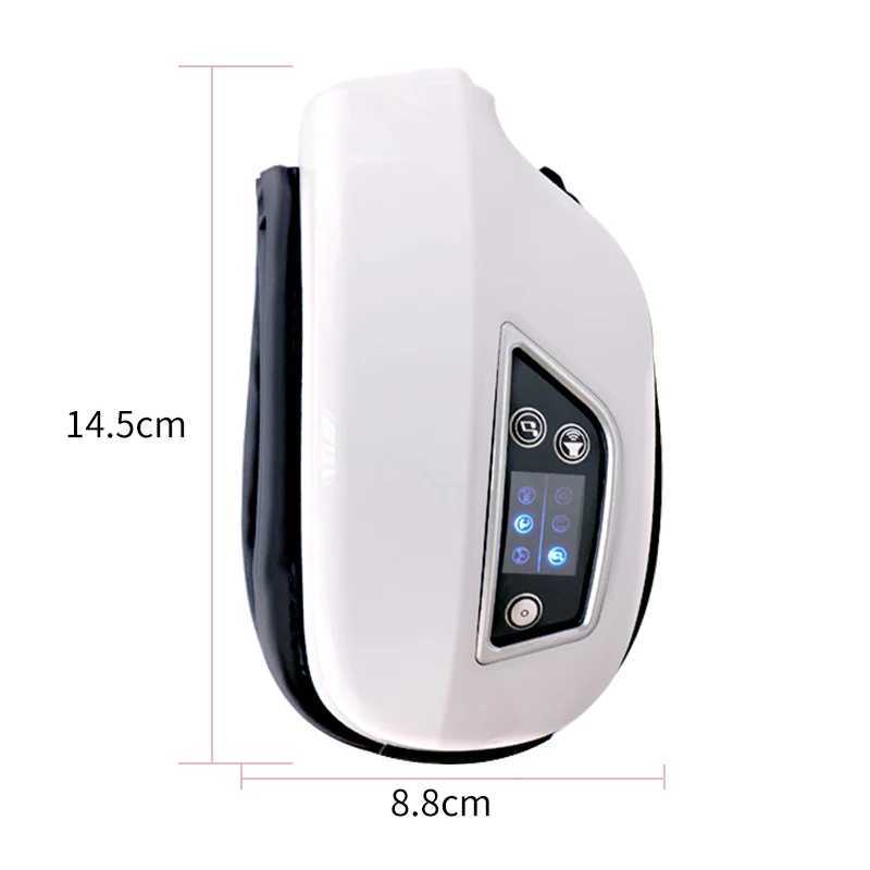 Intelligent eye massager rechargeable eye mask suitable for dark circles puffing and drying to relieve eye fatigue very suitable for sleep and travel 