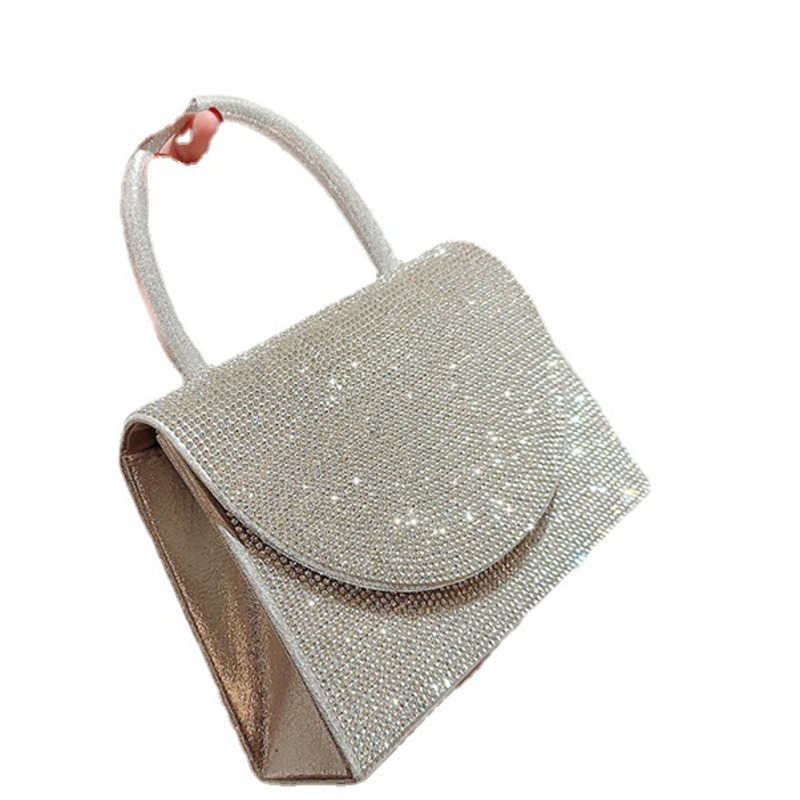 New Banquet Bag for Girls Handbag with Diamond Inlay Banquet Handbag Dress Evening Bag Ktv Womens Bag Clutch Bag 240920