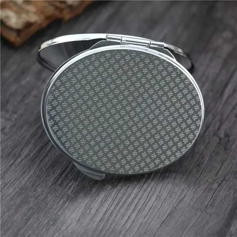 Mini Makeup Mirror Portable Pocket Round Square Heart Makeup Mirror Double-Sided Folding Cosmetic Mirror Female GiftsXJ241213