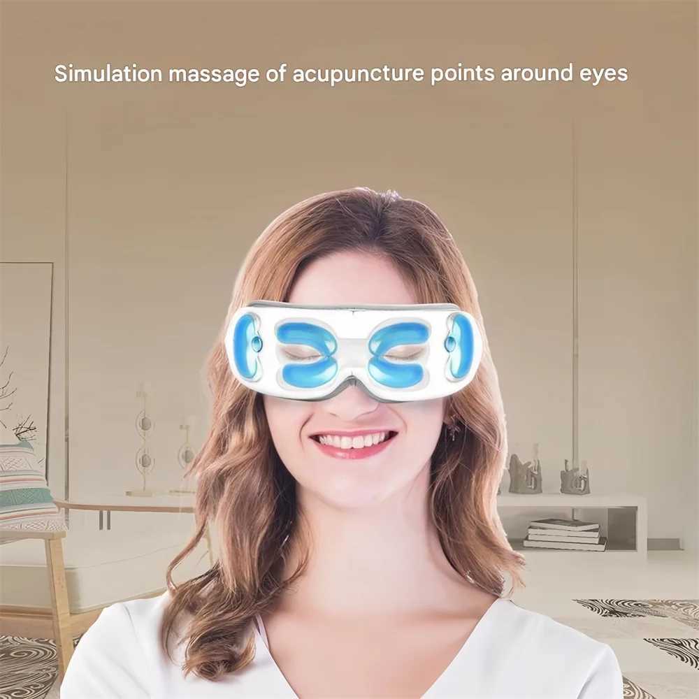 Eye massager skin friendly breathable vibrating eye protector Bluetooth music constant temperature heat compression silent eye mask W241213