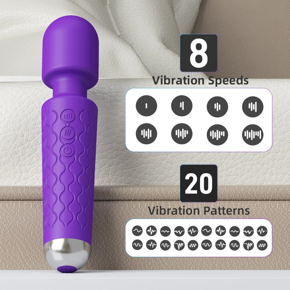 Powerful Magic Wand Vibrators for Women Clitoris Stimulator AV Stick G Spot Massager Female Masturbator Sex Toys Woman Shop 241213