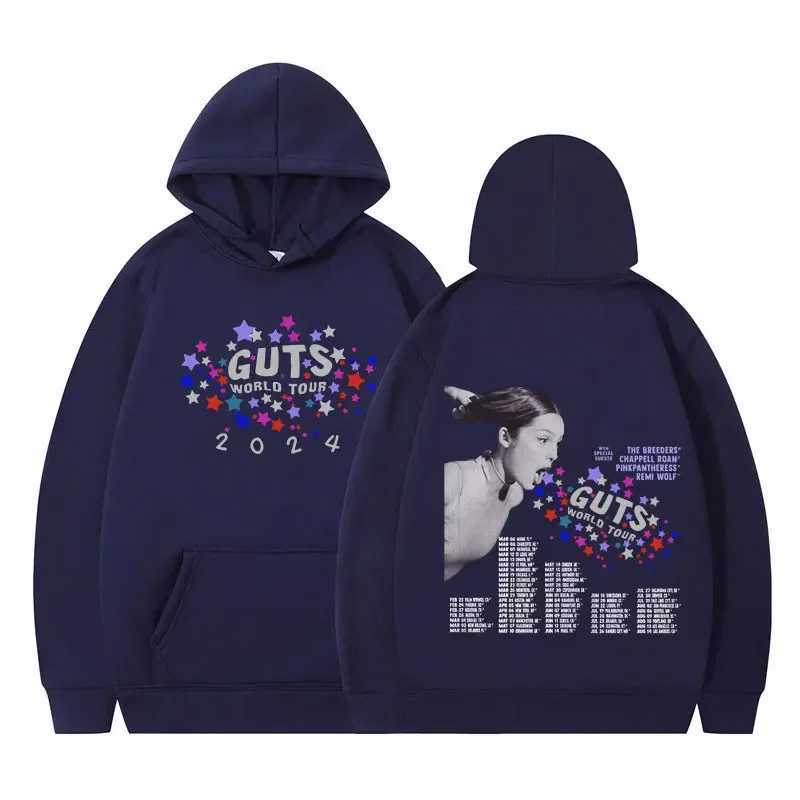 Sour Vampire Guts 2024 World Tour Mens and Womens Fashion Hip Hop Sportswear Harajuku Super Dalian Hoodie Y2K W241213