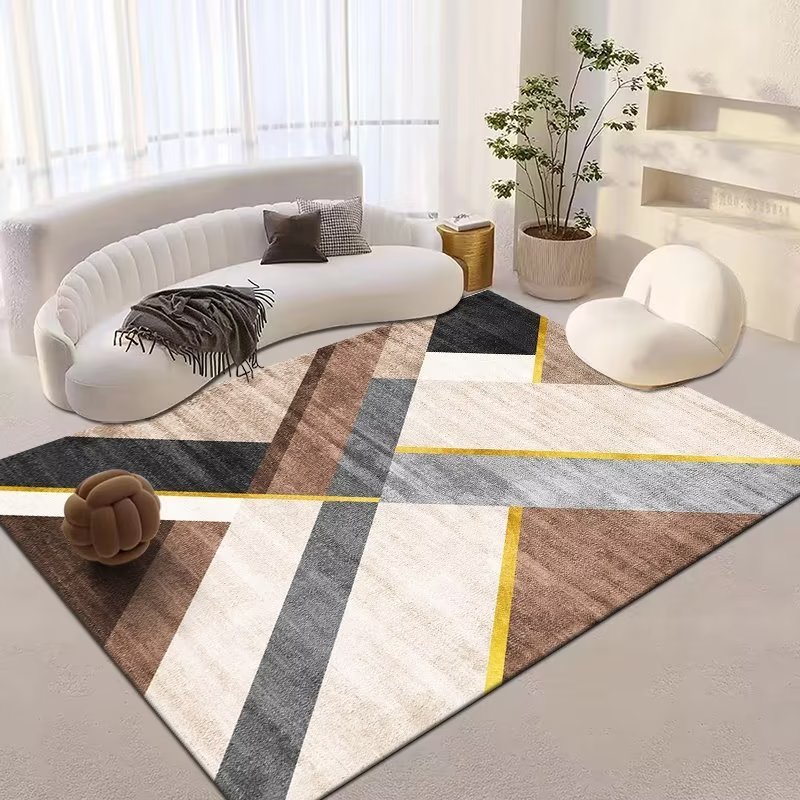 Nordic Full-paved Cute Simple Modern Door Mat Living Room Coffee Table Sofa Carpet Bedroom Bedside Blanket Rectangular Floor Mat