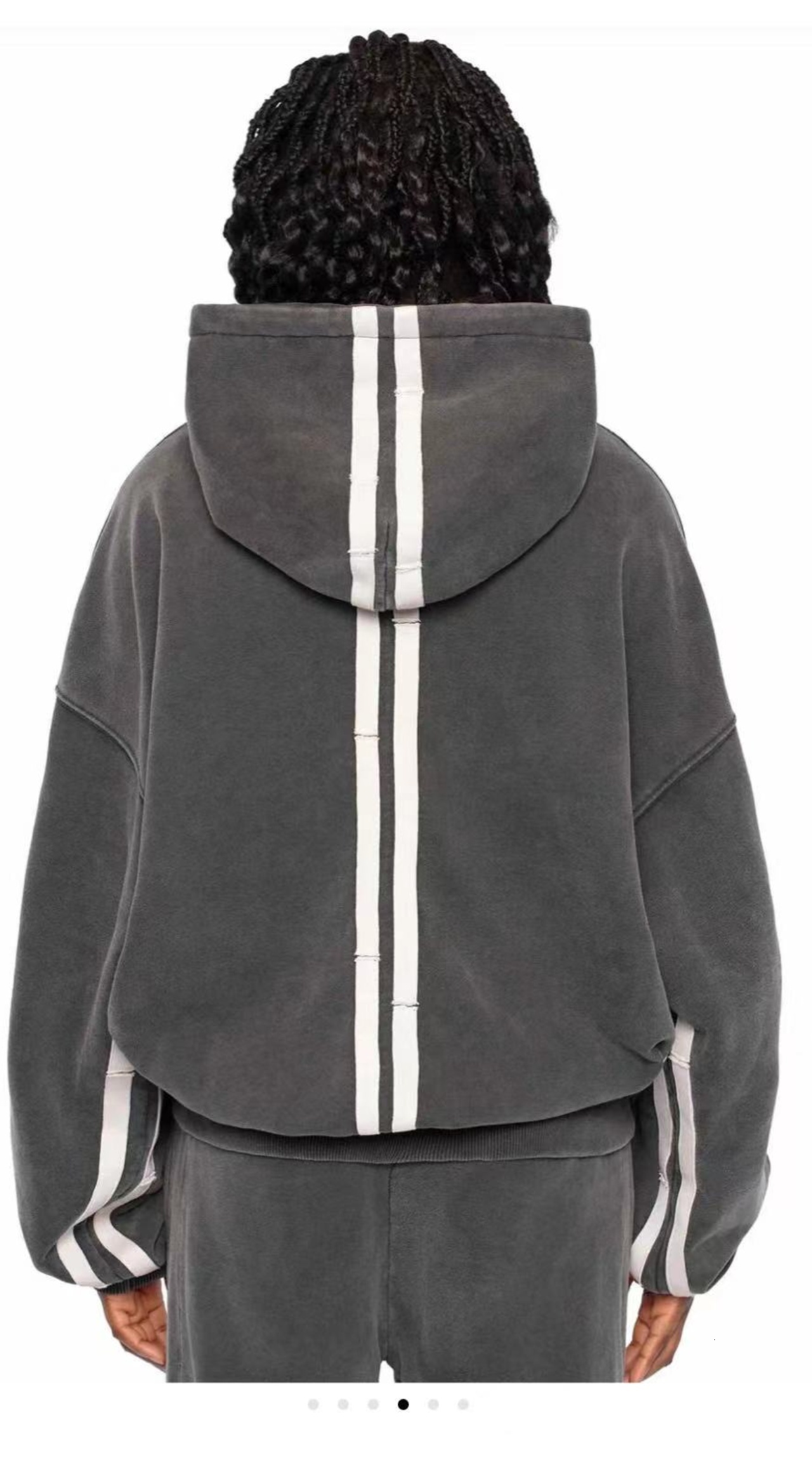 Y2k Zip Up Men Clothing New Fashion Stripe Graphic High Quality Oversized Hoodie Sweatshirt Punk Hip Hop Tops Streetwear