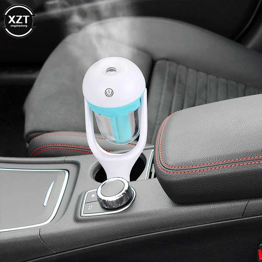 New Mini 12V Car Steam Humidifier Air Purifier Aroma Diffuser Essential oil diffuser Car humidifier many ColorsXJ241213