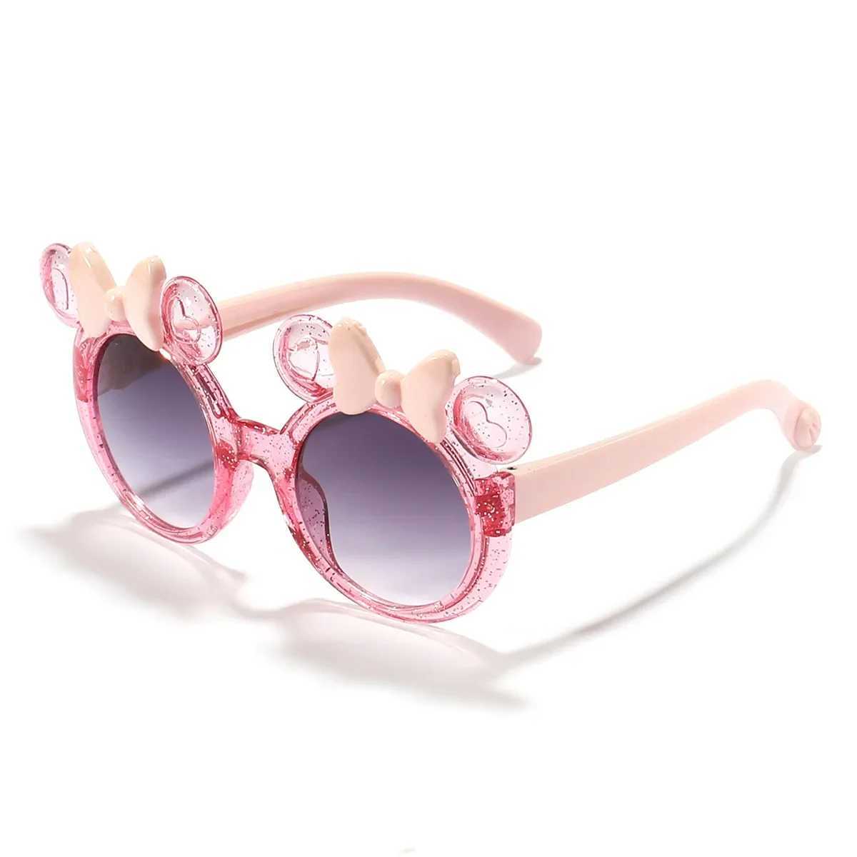 Sunglasses Anime Cartoon Minnie Candy Color Sunglasses Kawaii Minnie Girls Outdoor Sunshades UV Protection Glasses Girl Toy Gift H241213