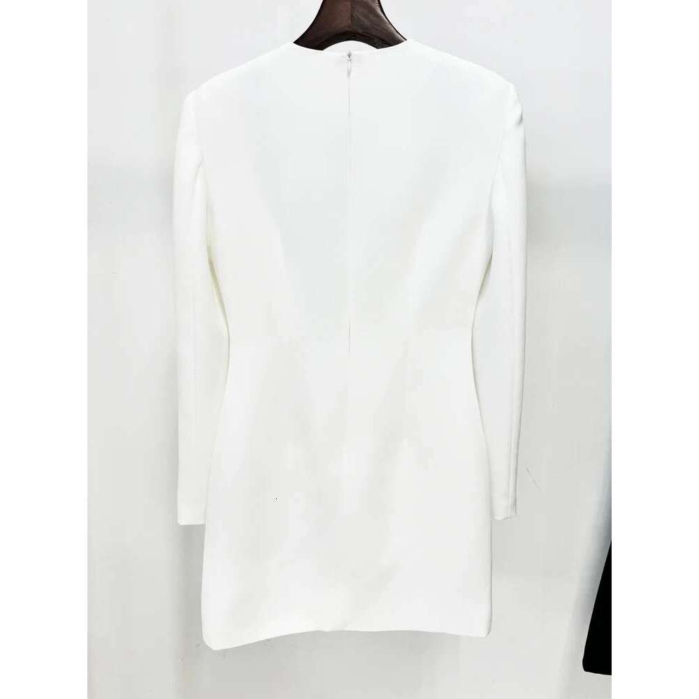 Skirt Set HIGH QUALITY Newest Fashion Designer Women's Wers Beaded Long Sleeve Dress