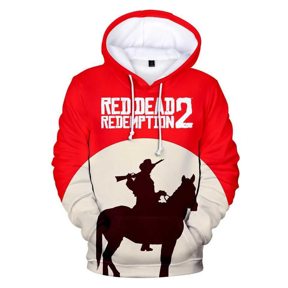 Popular Games Red Dead Redemption 2 Hoodie 3D Print Mens Streetwear Clothing Fashion Plus Size Kid Hooded Sweatshirt unisex Tops W241213
