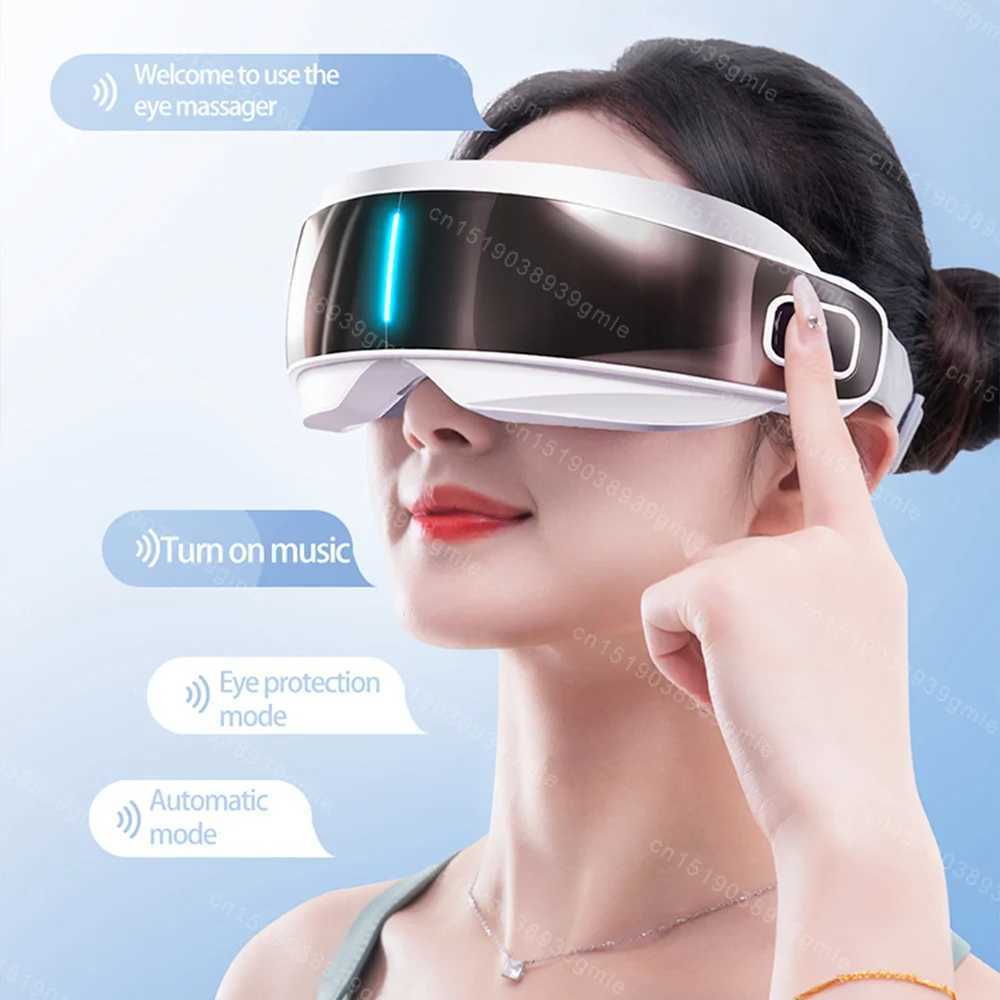 Electric steam eye massager intelligent air pressure heating vibration massage Bluetooth music atomization relieves fatigue eye care W241213