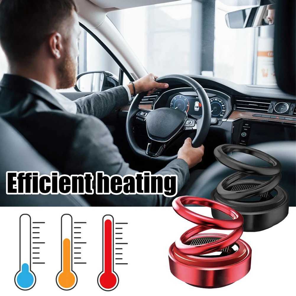 Solar Energy Car Perfume Diffuser 360 Rotation Car Perfume Fragrance Air Aroma Car Aroma Auto Interior AccessoriesXJ241213