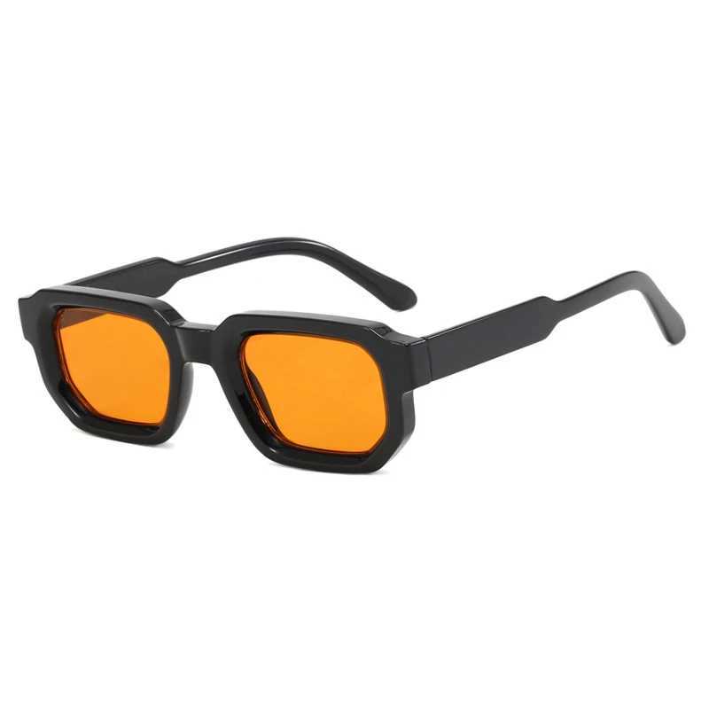 Popular Vintage Sunglasses Women Men Square Sun Glasses Punk Polygon Eye Glasses Goggle for Male Female Rectangle Sunglasses X241213