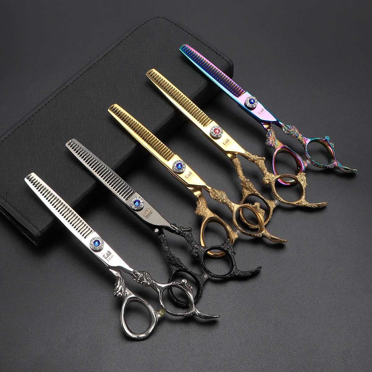 New Arrival Profusional Hair Clipper 6.0-inch Hair Cutting+Slim Style/Color Dragon Handle Barber Clipper High Quality Salon Z241213