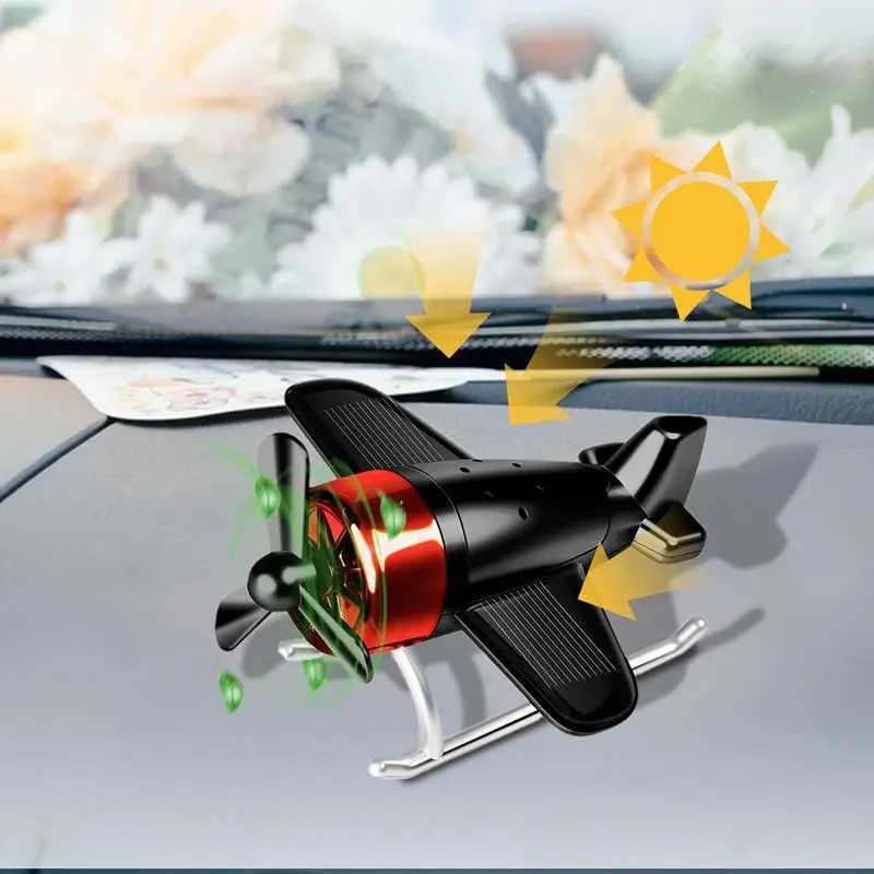 Car Perfume Diffuser Oil Diffuser Car Diffusers Solar Powered Fragrance Oil Diffuser Automotive Air eners Propeller PlaneXJ241213