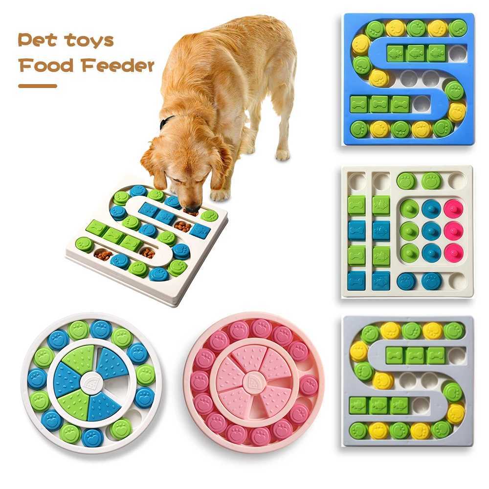 Dog Puzzle Toys Slow Feeder Interactive Puppy Increase IQ Training Game Food Dispenser Slowly Eating NonSlip Bowl Pet Dogs Toy X241213