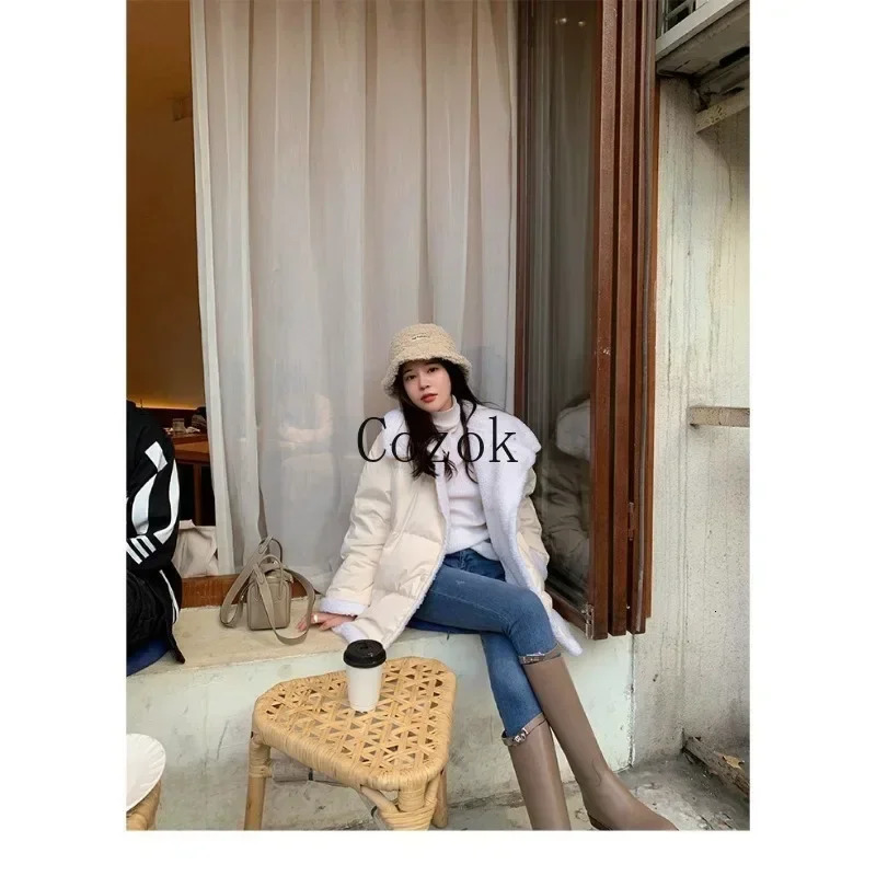 2024 Thigh High Boots Brown Women Vintage Leather Square Heel Knee Height Buckle Boot Keep Warm Round Toe Shoes British Style 241213