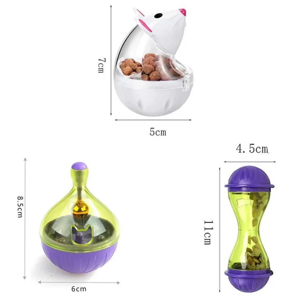Cat toys interactive dogs cats mice food rollers cat toys food feeders puppy leaks food dispensers puzzle cats slow food ball toys X241213