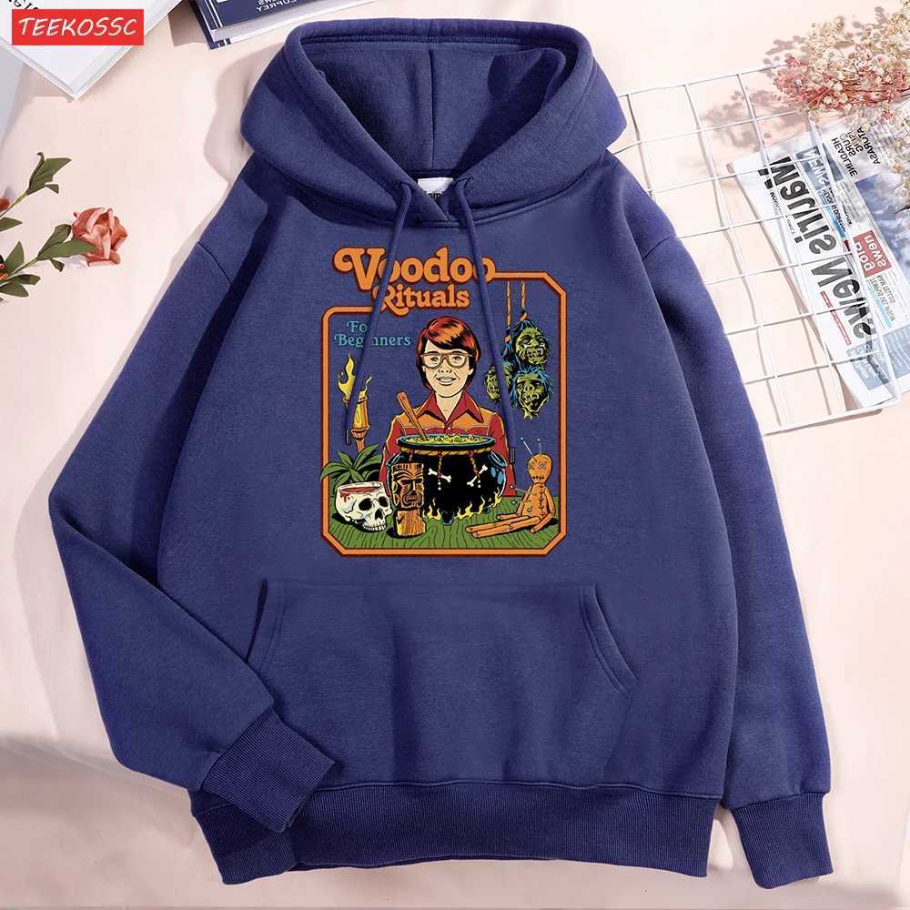 Voodoo Beginner Ceremony Mens Street Womens Loose Floral Hoodie Fashion Super Dalian Hoodie Harajuku Wool Hoodie Couple W241213