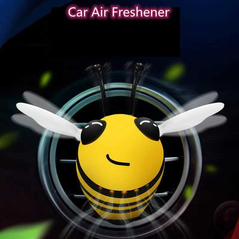 Car Air ener Cute Little Bee Auto Perfume Diffuser Air Vent Clip Styling Cartoon Bee Decoration Parfum Interior AccessoriesXJ241213