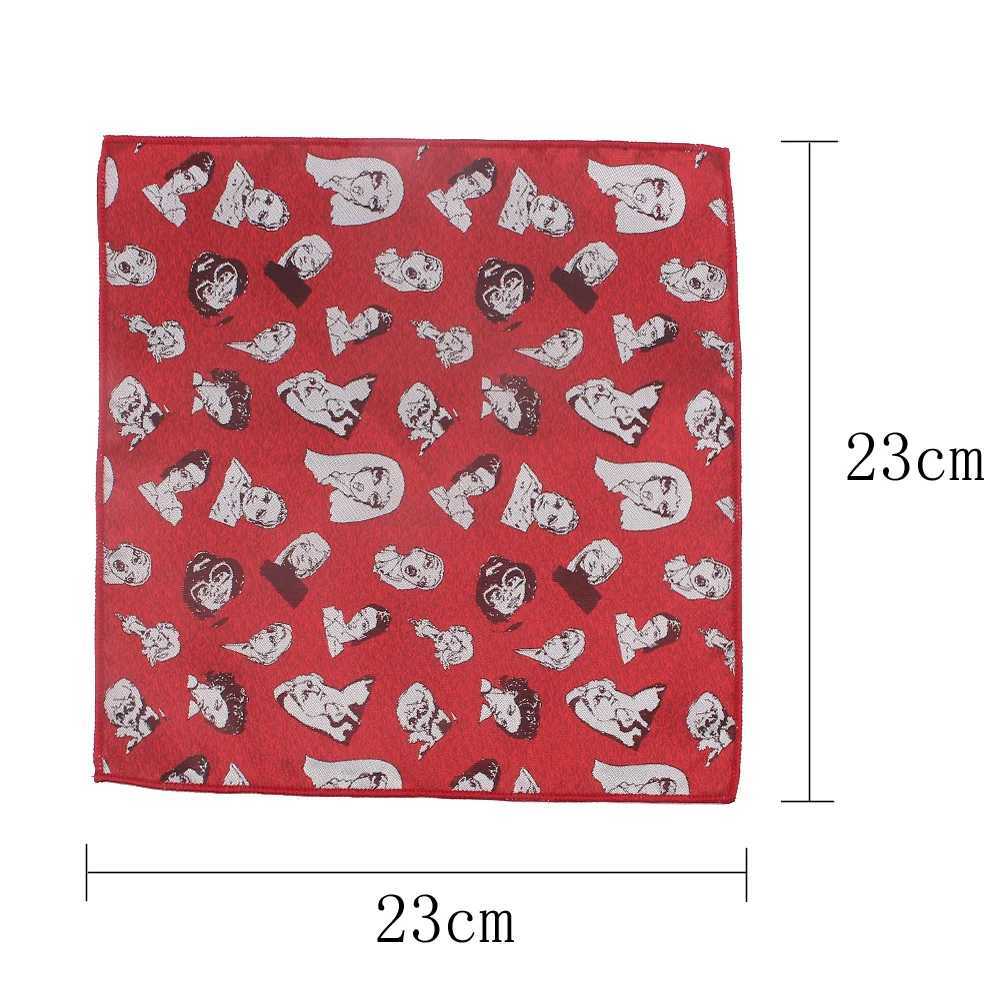 Fashion Flower Pocket Square Mens and Womens Chest Towels Hanky Gentlemen Hanky Mens Set Handle Chief Cartoon Pocket Towel W241213