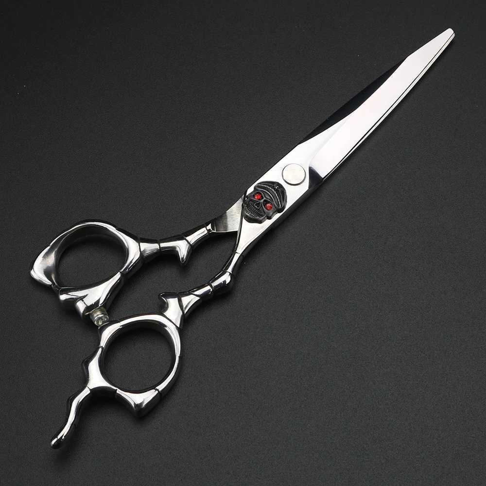 New Arrival XUANFENG 6 inch skull hairdresser scissors hair salon styling tools cutting scissors and thinning scissors Z241213