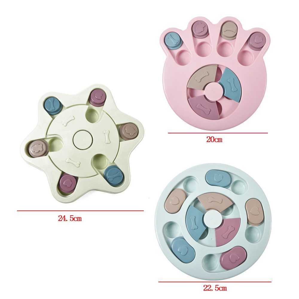Dog puzzle toy slow feeder interactive increases puppy IQ food dispenser slow food pet dog training game pet toy X241213