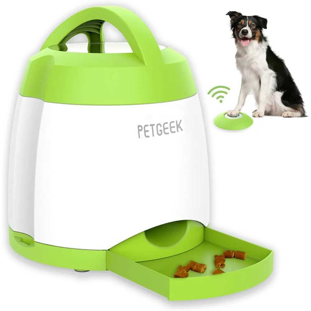Automatic dog therapy dispenser with buttons dog button feeder dog puzzle toy and interactive dog toy X241213