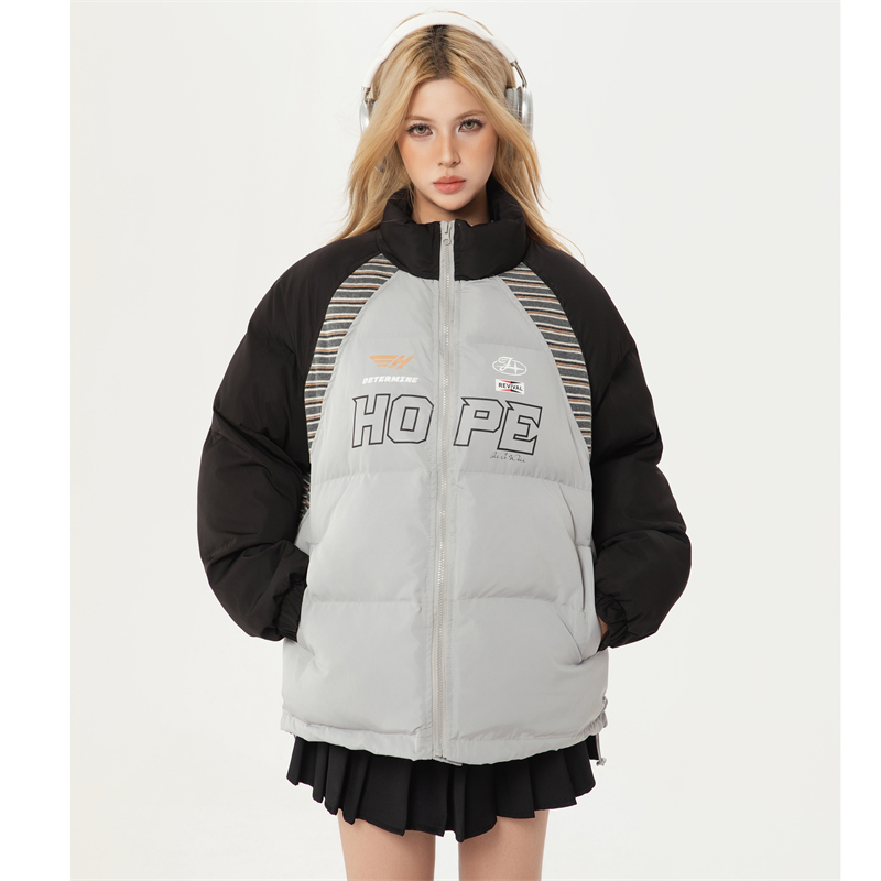 Women's Winter Padded Down Jacket 2024 Patchwork Fashion Woman Winter Padding Coats Clothes for Women Korean Style Women's Clothing
