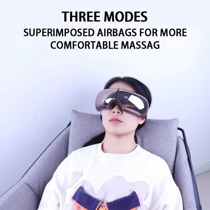 Eye Massage Glasses Hot Compress Eye Care Air Pressure Instrument Vibrator Heating Bluetooth Music Device Heated Eye Mask W241213