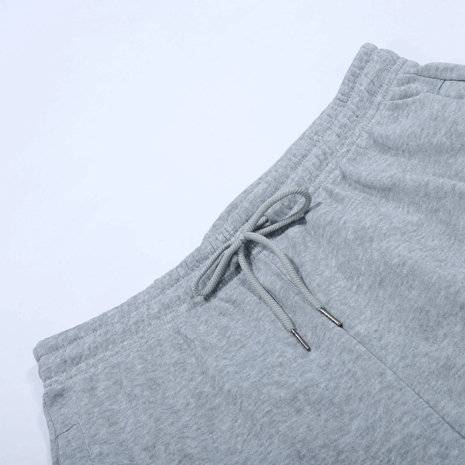 Mens Grey Baggy Sweatpants Outdoor Sports Casaul Jogger Running Trousers MultiPockets High Waist Drawstring Pantalon Hommes 241203Z