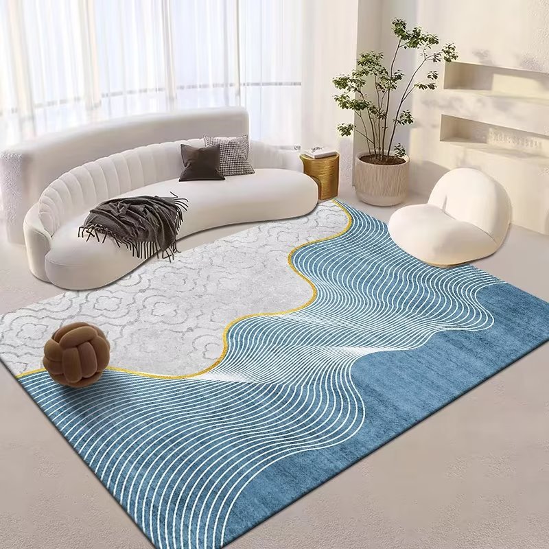 Nordic Full-paved Cute Simple Modern Door Mat Living Room Coffee Table Sofa Carpet Bedroom Bedside Blanket Rectangular Floor Mat