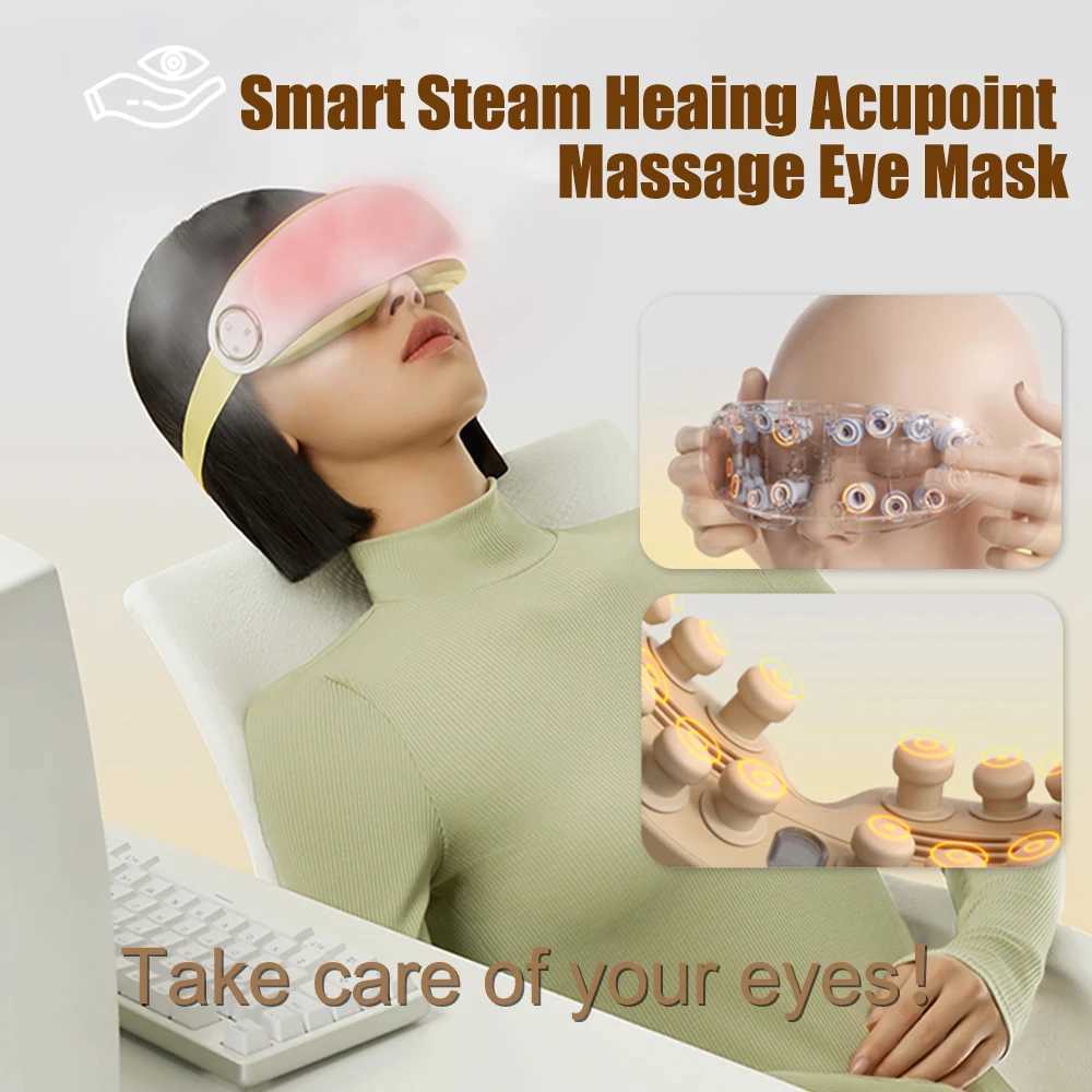 Steam eye massager ultra-fine atomization eye massager multifunctional kneading eye massager hot compression to relieve eye fatigue W241213